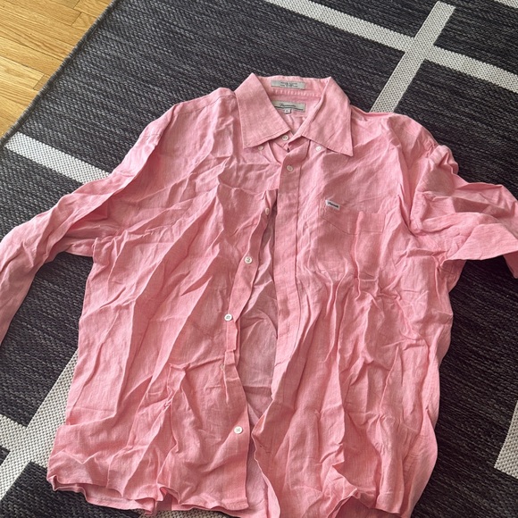 Faconnable Rose Button-Up Shirt - Picture 1 of 4
